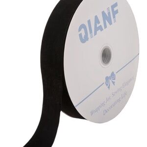 New Velvet Ribbon, 1 1/2-Inch by 25-Yard Spool (Black)